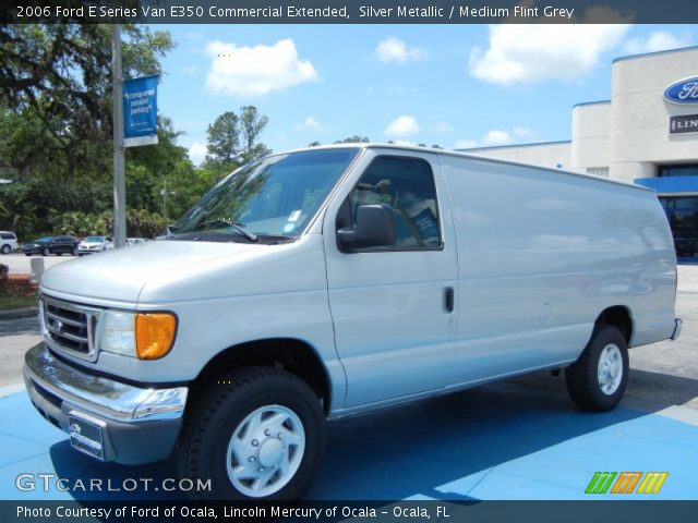 2006 Ford E Series Van E350 Commercial Extended in Silver Metallic