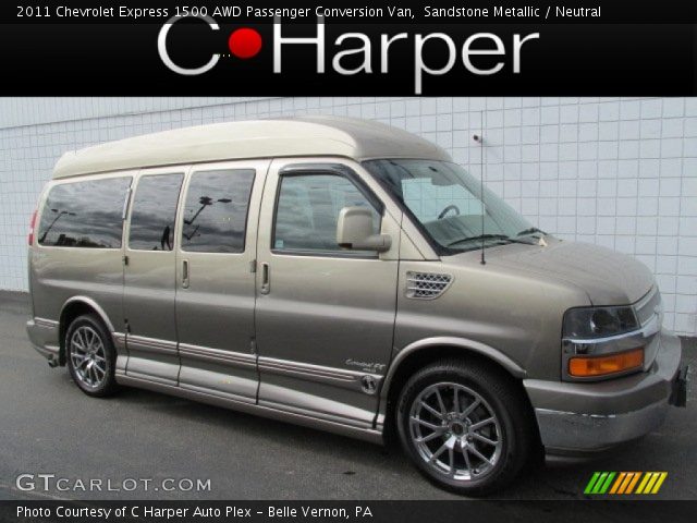 2011 Chevrolet Express 1500 AWD Passenger Conversion Van in Sandstone Metallic
