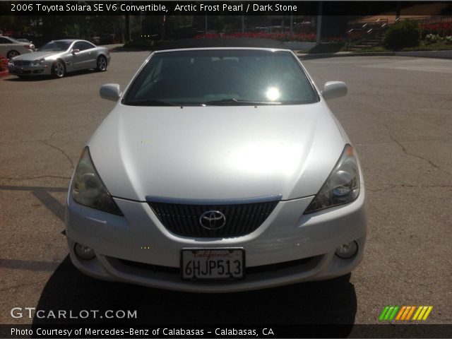 2006 Toyota Solara SE V6 Convertible in Arctic Frost Pearl