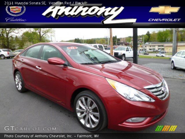 2011 Hyundai Sonata SE in Venetian Red