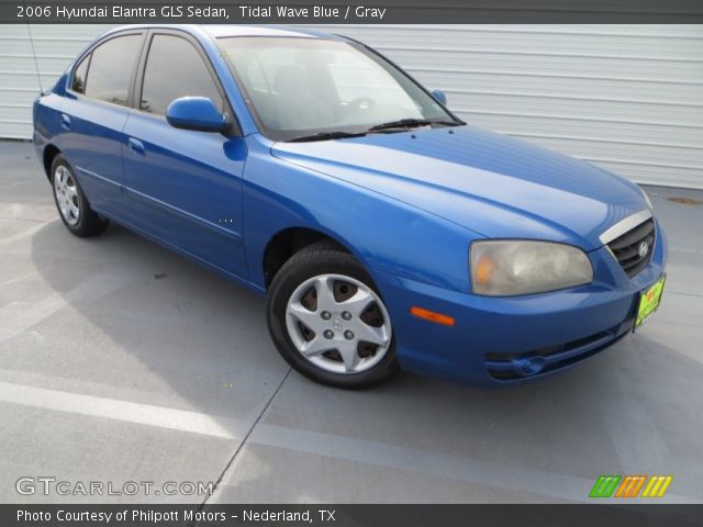 2006 Hyundai Elantra GLS Sedan in Tidal Wave Blue