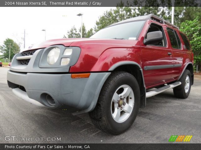 2004 Nissan Xterra SE in Thermal Red Metallic