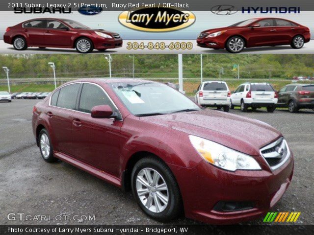 2011 Subaru Legacy 2.5i Premium in Ruby Red Pearl