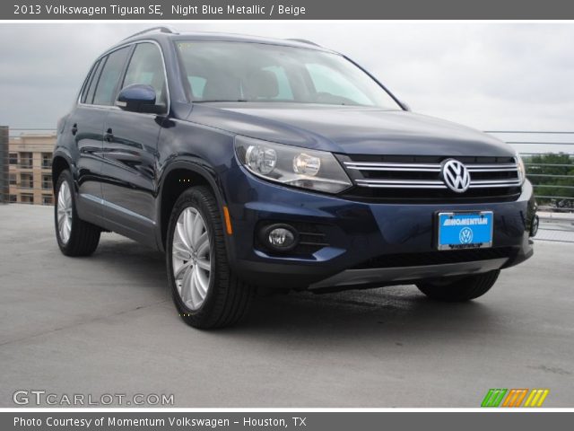 2013 Volkswagen Tiguan SE in Night Blue Metallic