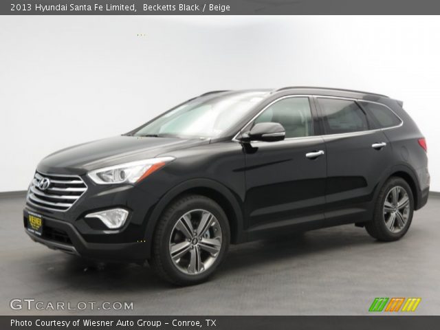 2013 Hyundai Santa Fe Limited in Becketts Black