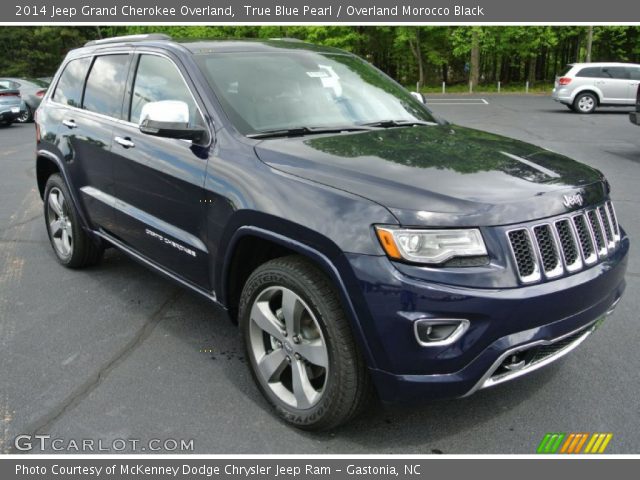 2014 Jeep Grand Cherokee Overland in True Blue Pearl