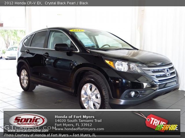 2012 Honda CR-V EX in Crystal Black Pearl