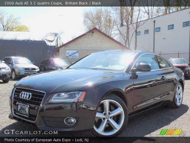 2009 Audi A5 3.2 quattro Coupe in Brilliant Black