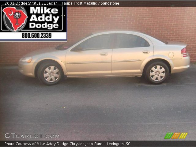 2001 Dodge Stratus SE Sedan in Taupe Frost Metallic