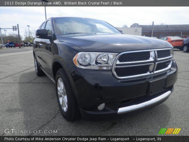 2013 Dodge Durango Crew AWD in Brilliant Black Crystal Pearl
