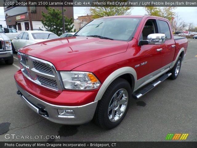 2010 Dodge Ram 1500 Laramie Crew Cab 4x4 in Inferno Red Crystal Pearl