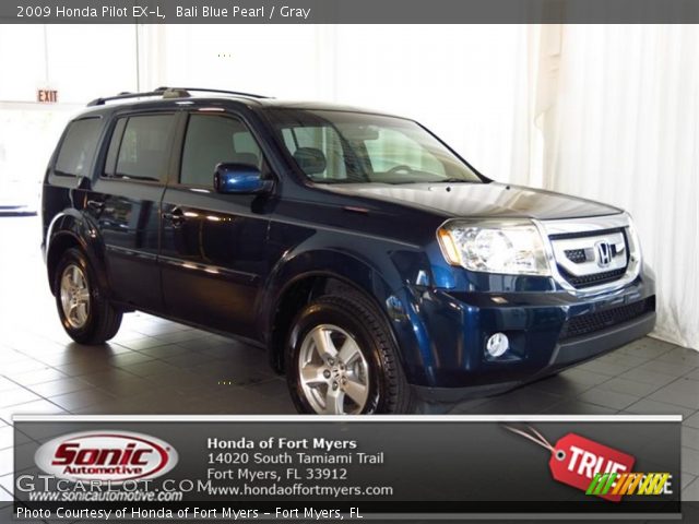 2009 Honda Pilot EX-L in Bali Blue Pearl