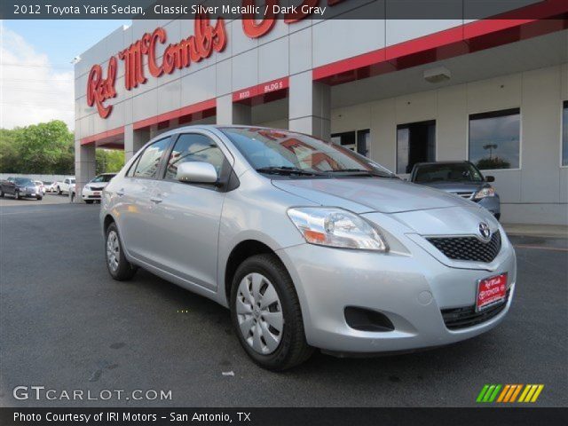 2012 Toyota Yaris Sedan in Classic Silver Metallic