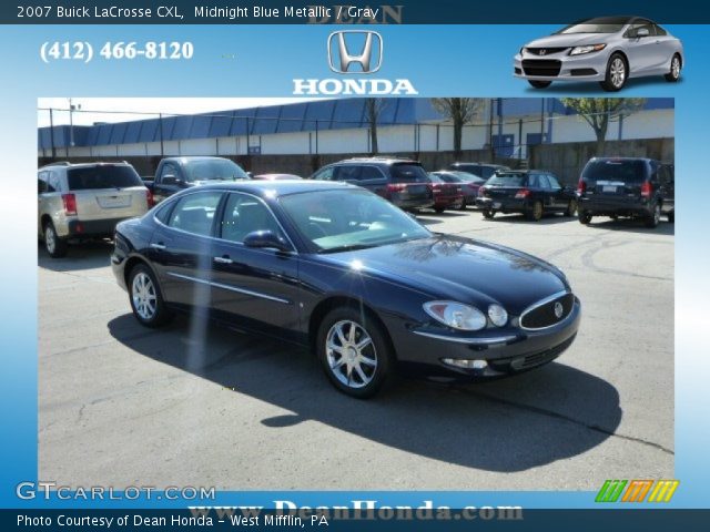 2007 Buick LaCrosse CXL in Midnight Blue Metallic