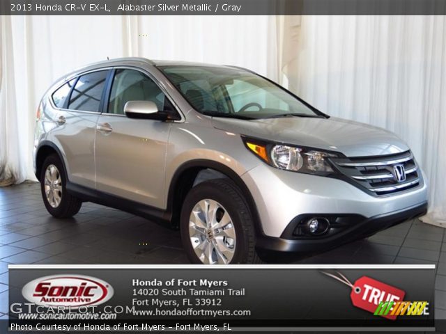 2013 Honda CR-V EX-L in Alabaster Silver Metallic