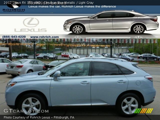 2012 Lexus RX 350 AWD in Cerulean Blue Metallic