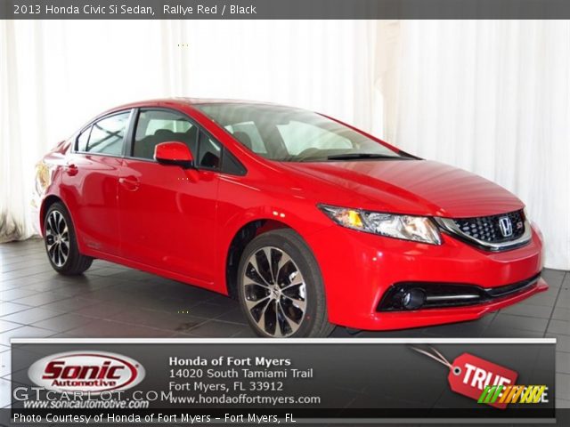 2013 Honda Civic Si Sedan in Rallye Red