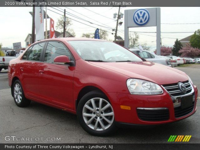 2010 Volkswagen Jetta Limited Edition Sedan in Salsa Red