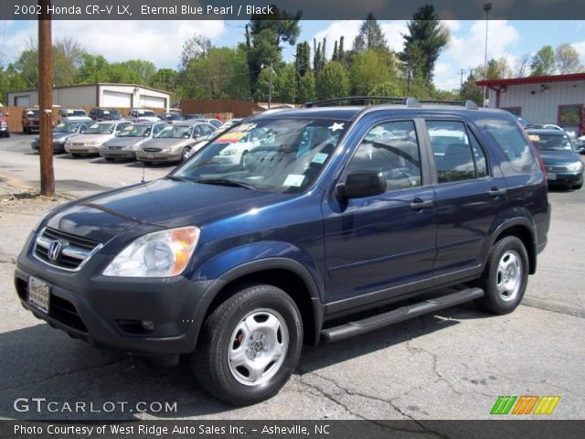 2002 Honda CR-V LX in Eternal Blue Pearl