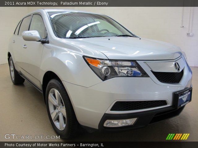 2011 Acura MDX Technology in Palladium Metallic
