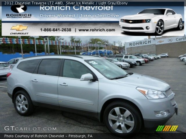 2012 Chevrolet Traverse LTZ AWD in Silver Ice Metallic