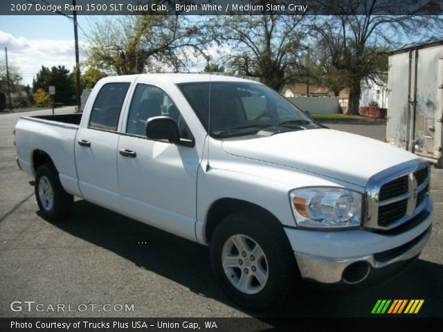 2007 Dodge Ram 1500 SLT Quad Cab in Bright White