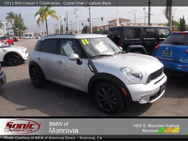 2011 Mini Cooper S Countryman in Crystal Silver