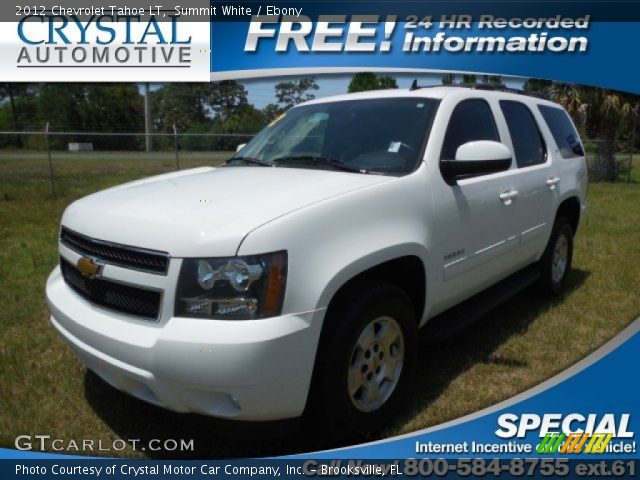2012 Chevrolet Tahoe LT in Summit White