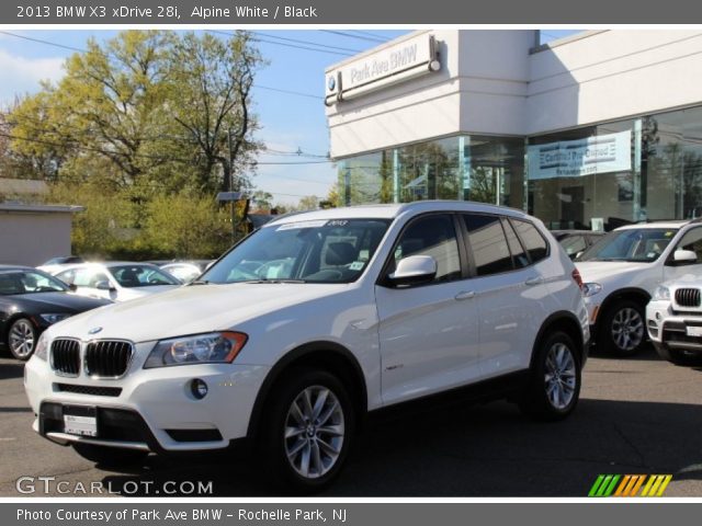 2013 BMW X3 xDrive 28i in Alpine White
