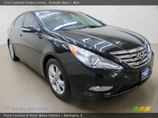 2011 Hyundai Sonata Limited in Midnight Black