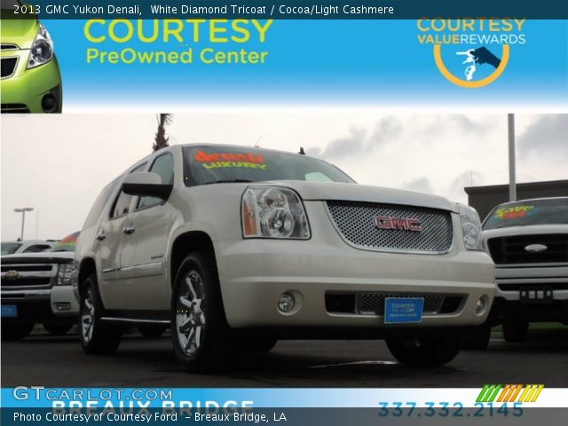 2013 GMC Yukon Denali in White Diamond Tricoat