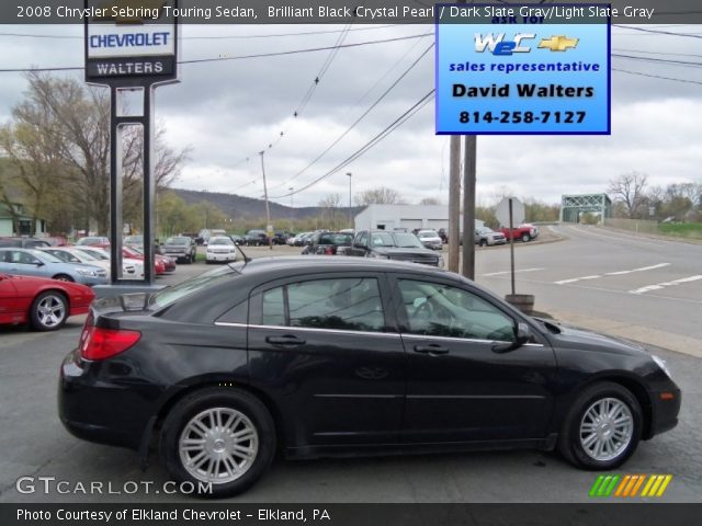 2008 Chrysler Sebring Touring Sedan in Brilliant Black Crystal Pearl