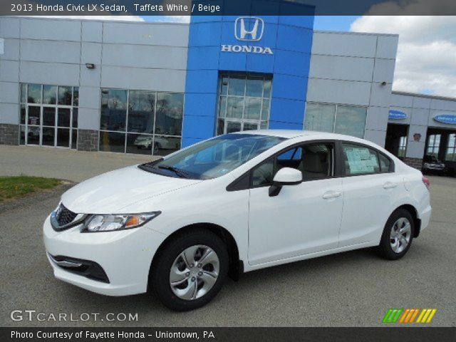 2013 Honda Civic LX Sedan in Taffeta White