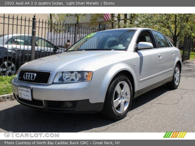 2003 Audi A4 3.0 quattro Sedan in Light Silver Metallic