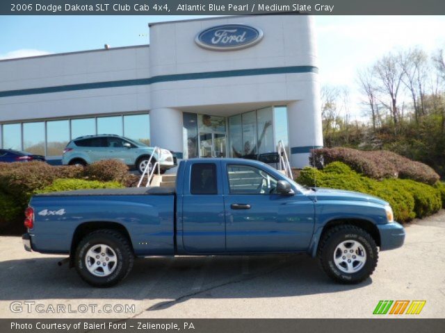 2006 Dodge Dakota SLT Club Cab 4x4 in Atlantic Blue Pearl