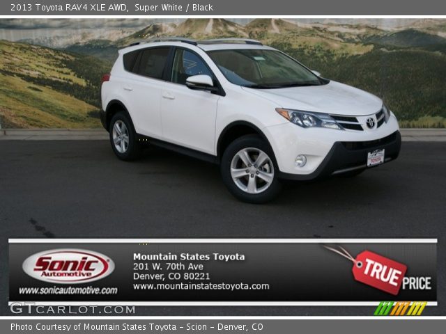 2013 Toyota RAV4 XLE AWD in Super White