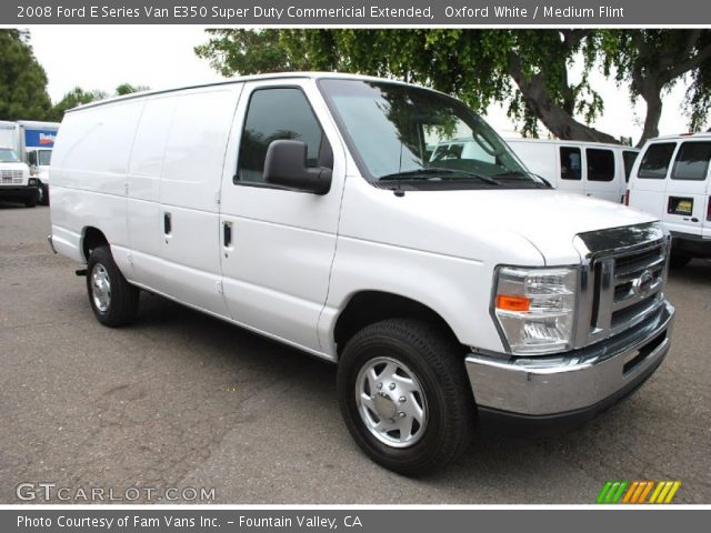 2008 Ford E Series Van E350 Super Duty Commericial Extended in Oxford White
