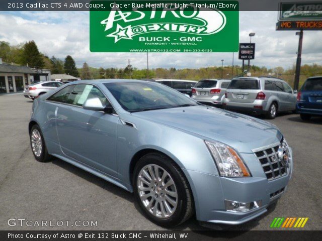 2013 Cadillac CTS 4 AWD Coupe in Glacier Blue Metallic