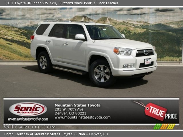 2013 Toyota 4Runner SR5 4x4 in Blizzard White Pearl