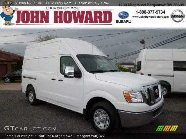 2013 Nissan NV 2500 HD SV High Roof in Glacier White