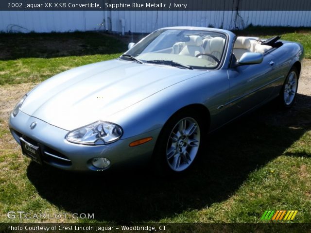 2002 Jaguar XK XK8 Convertible in Sapphire Blue Metallic