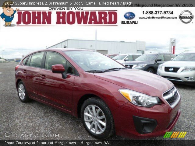2013 Subaru Impreza 2.0i Premium 5 Door in Camellia Red Pearl