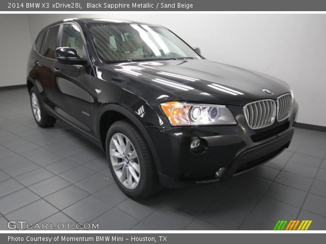 2014 BMW X3 xDrive28i in Black Sapphire Metallic