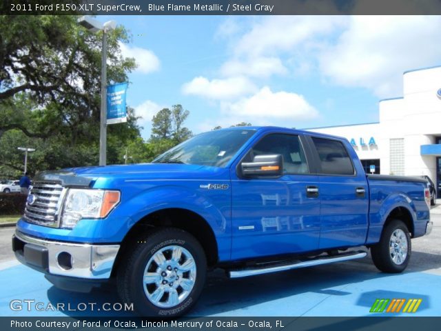 2011 Ford F150 XLT SuperCrew in Blue Flame Metallic