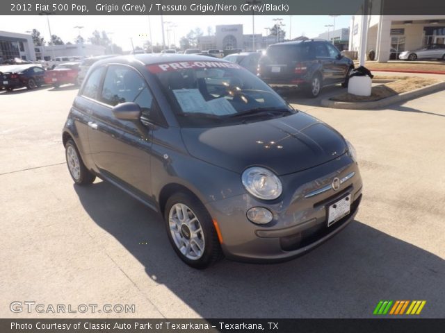 2012 Fiat 500 Pop in Grigio (Grey)