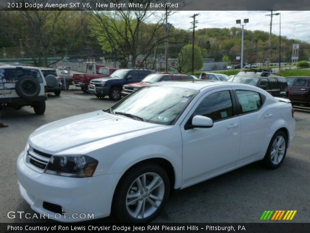 2013 Dodge Avenger SXT V6 in New Bright White