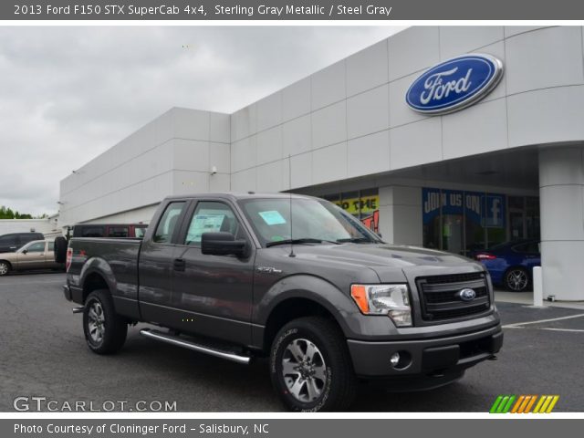 2013 Ford F150 STX SuperCab 4x4 in Sterling Gray Metallic