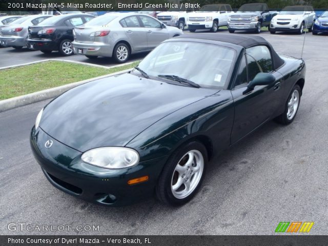 2001 Mazda MX-5 Miata Roadster in Emerald Green Mica