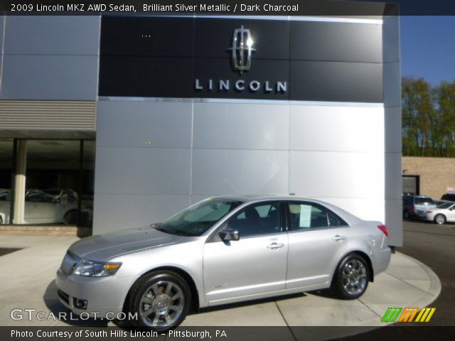 2009 Lincoln MKZ AWD Sedan in Brilliant Silver Metallic