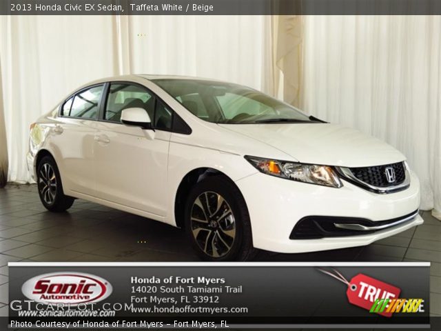 2013 Honda Civic EX Sedan in Taffeta White
